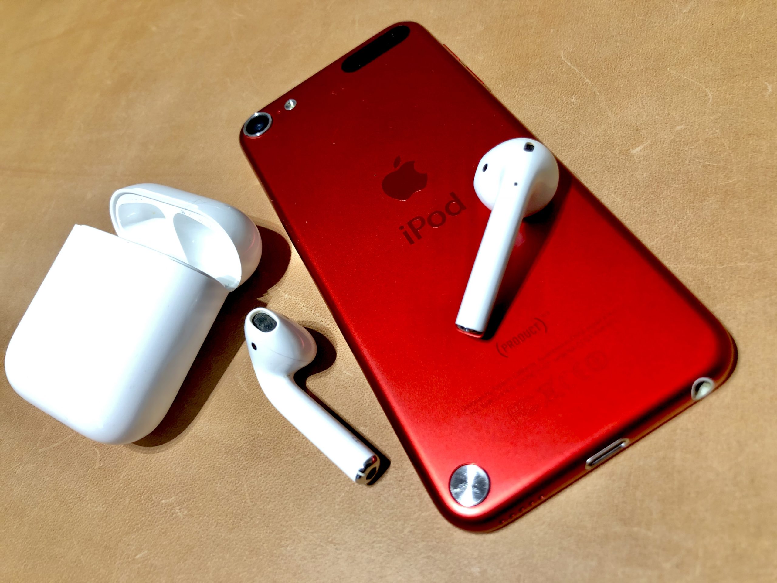 Подключить airpods к ipod nano